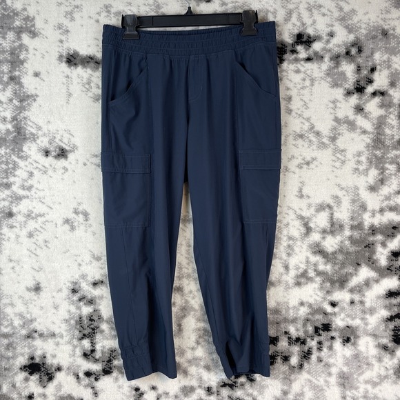The North Face Pants Women's Size 8 Dark Blue Comfort Stretch Performance Stretc - Picture 2 of 10